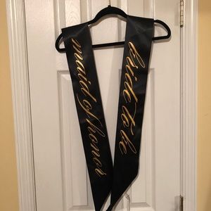Bride & Maid of Honor Sash